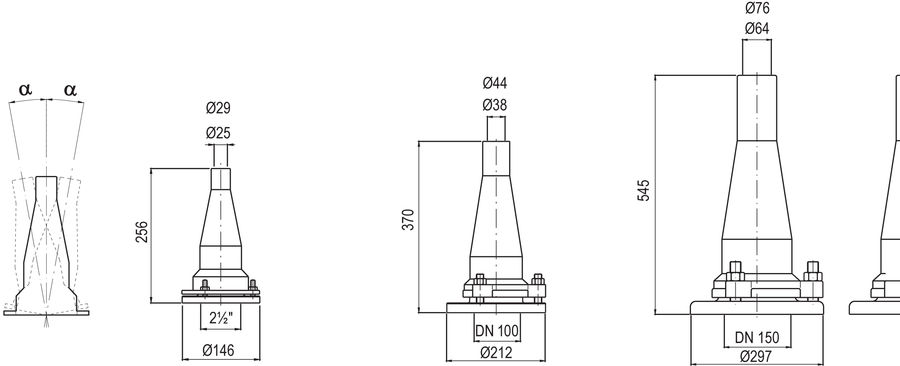    Lance jet DN 100, 45 mm  144-290 3/ . BCB2101